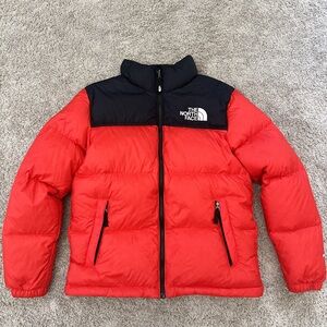 The North Face Red Puffer 700 Jacket